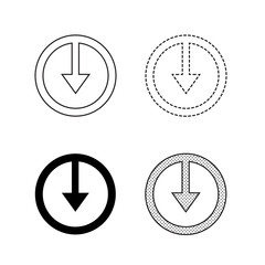 Vector arrow icon illustration