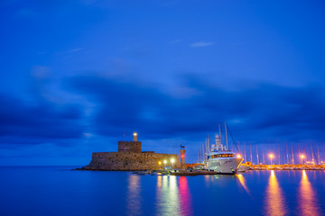 Windmills at Mandraki Harbour