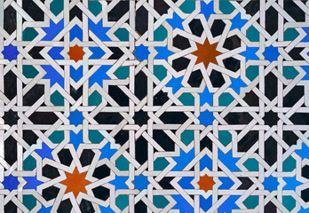 Tile decoration, Alcázar palace, Spain