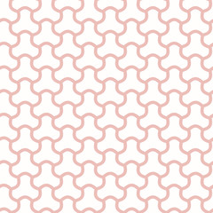 Seamless pink ornament. Modern background. Geometric modern pattern