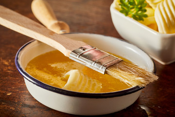 Baking food preparation scene