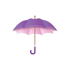 Lila Regenschirm