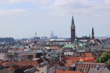 Fototapeta na wymiar Copenhagen Skyline