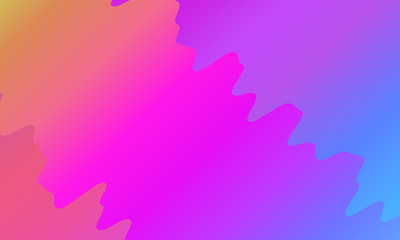 Colorful geometric background. Vibrant gradient.  Wavy pattern. Fluid shapes composition. Minimal design. Vector illustration