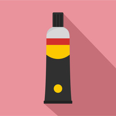 One moment glue icon. Flat illustration of one moment glue vector icon for web design