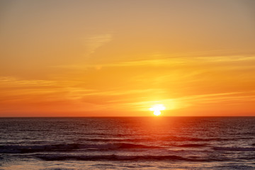 Obraz premium Sunset at the sea