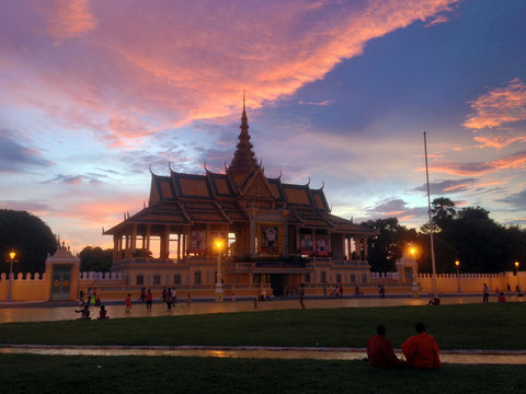 Preăh Barum R&eacute;achea Veang Chaktomuk, Royal Palace, Phnom Penh, Cambodia
