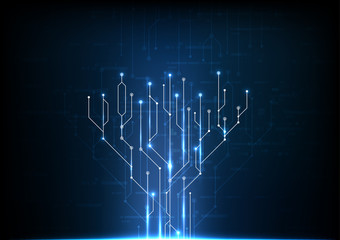 vector abstract background technology electronic illustration communication data