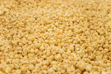 A Background of Caramel Popcorn