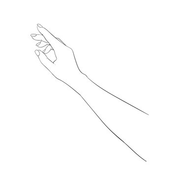 recommend clip art: Salon procedure of manicure. Elegant arm of a woman. Ilustration for cosmetic for hands - cream or lotion.