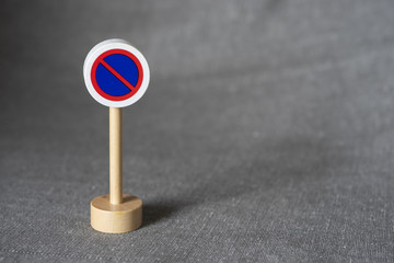 No Stop traffic sign