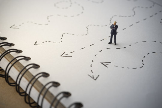 Business decision concept.