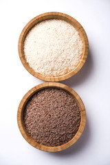 Psyllium husk or isabgol which is fiber derived from the seeds of Plantago ovata, mainly found in...