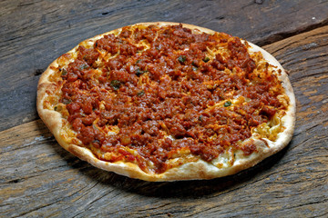 Delicious roast pizza
