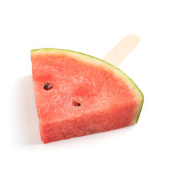 Design of mockup watermelon ice cream set isolated on white background.