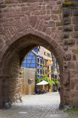 Fototapeta na wymiar Altstadt Ribeauvillé im Elsass 