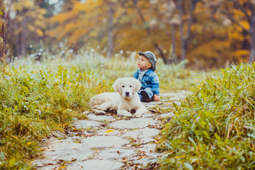 The pleasure of autumn morning