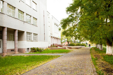 exterior of school building