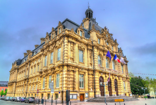 Town hall of Tourcoing, a city near Lille in Northern France