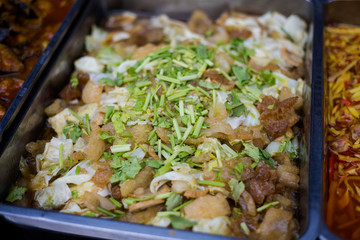 Thai hot fried cabbage
