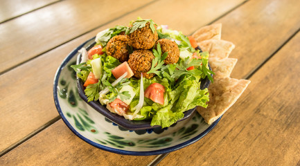 Vegan/Vegetarian Falafel with Green Salad