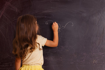 Creative little girl