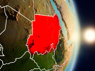 Sudan during sunrise