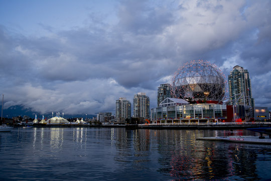 Evening by Vancouver science center