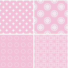 Different vector seamless patterns.