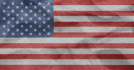 American Flag Sand Texture Background