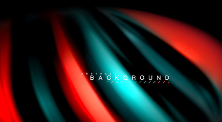 Blur color wave lines abstract background