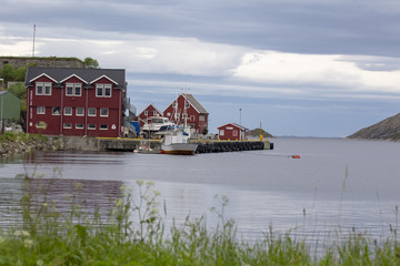 Obraz premium Old building in Bodo Nordland county Northern Norway