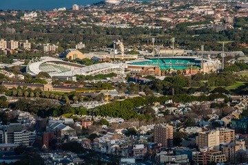 Foto op Canvas Een luchtfoto van Sydney met het Olympisch Stadion © Walter_D