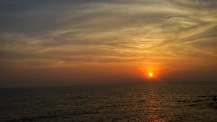 Obraz premium sunset, ocean