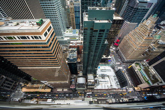 New York City 5th Ave Vertical View.