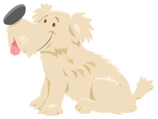 cute shaggy dog cartoon character