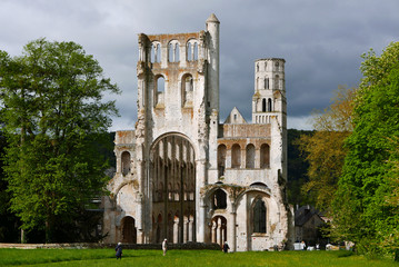 Abtei von JUMI&Egrave;GES, Normandie, Frankreich