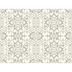 Obraz premium Seamless brown background with light pattern in baroque style. Vector retro illustration. Ideal for printing on fabric or paper for wallpapers, textile, wrapping.