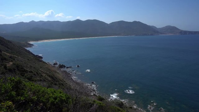 Capo Pecora is a promontory located at the extreme south of the green coast. A strip of wild Sardinia on the southwest coast of the island.