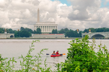 Kayakers on the Potomac