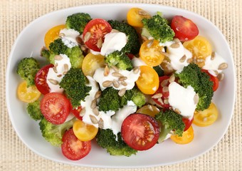 Colorful salad.