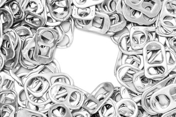 aluminum cap closeup for background