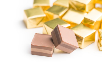 Wrapped nougat candy