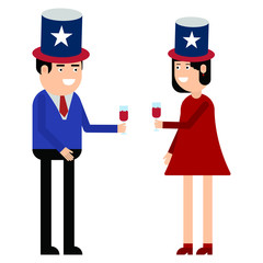 Celebrating the Independence Day of the United States