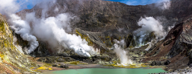 au centre du volcan