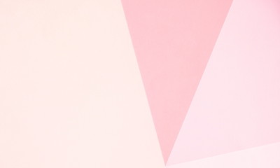 Abstract pastel colors paper, pink, beige, purple background. Creative design wallpaper. Flat lay, top view, copy space 