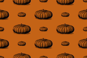 Pumpkin Pattern on Halloween