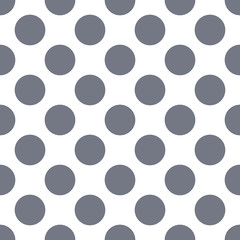 Seamless stylish grey dot pattern background
