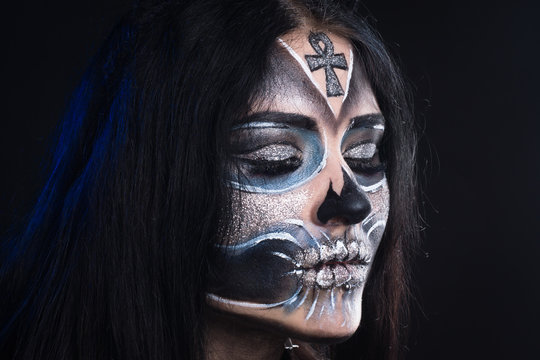 The mask of Santa Muerte