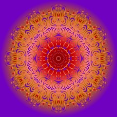 Art deco pattern of floral elements. seamless pattern. Vector illustration. design for printing, presentation, textile industry